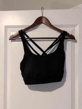 lululemon athletica Black Strappy Sports Bra